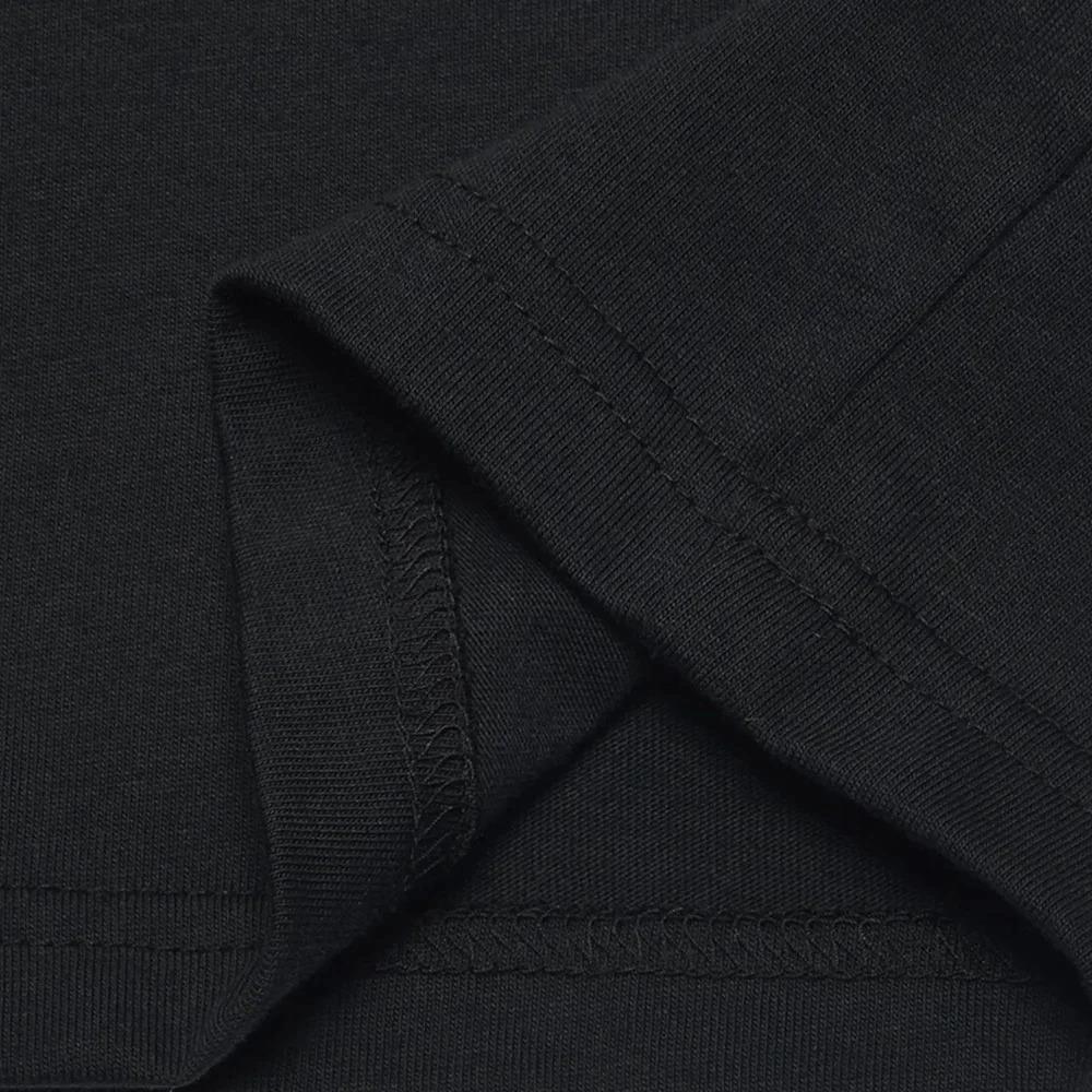 Siyah Sılent Hıll Baskılı Unisex Oversize T-shirt