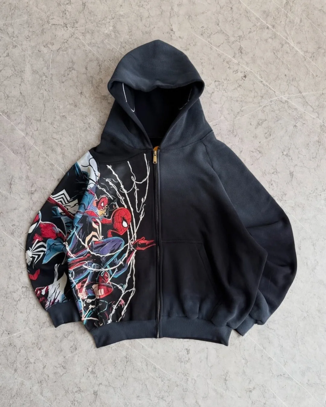 Spider-Man Unisex Oversize Ceket Hırka Hoodie | ÖN SATIŞ