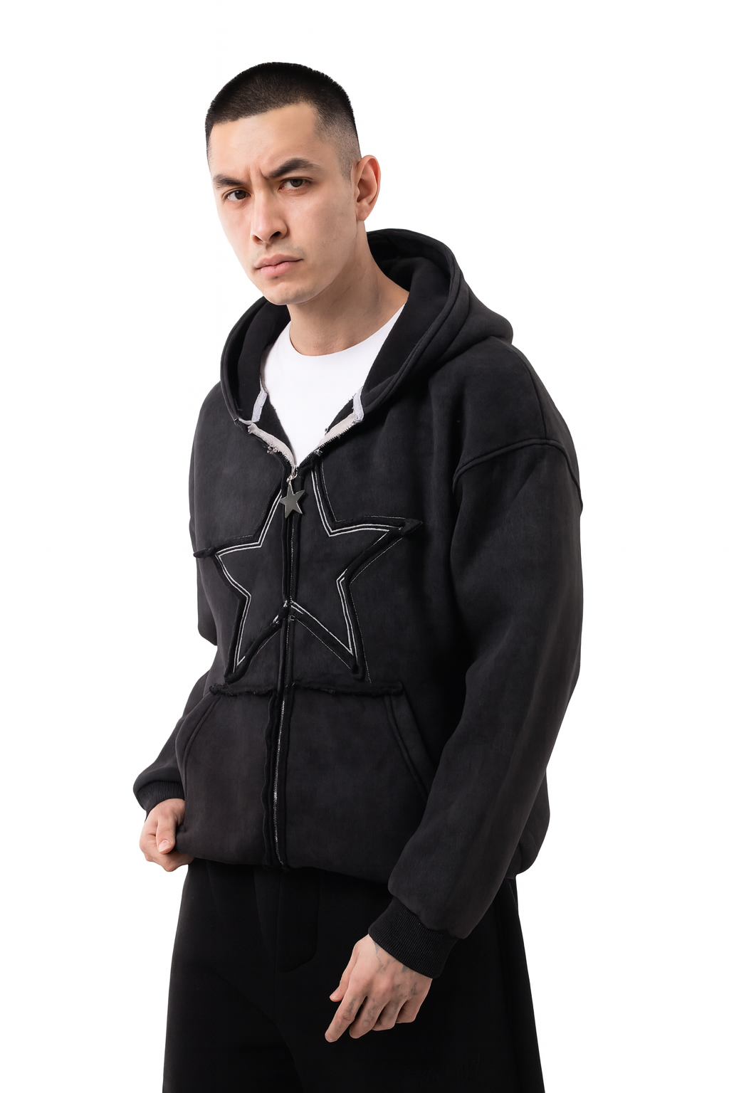 star-washed-siyah-unisex-