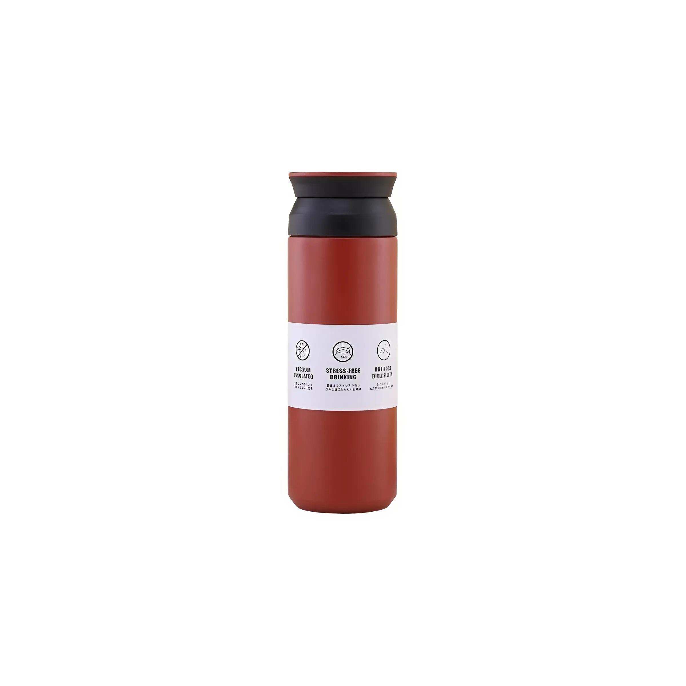 1.Sınıf Malzeme Kırmızı Çelik Termos 500 ml