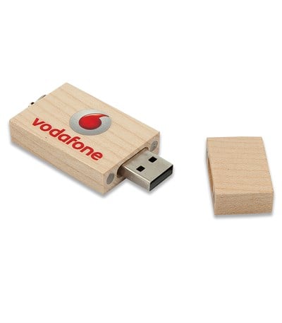 Ahşah Dikdörtgen Usb Flash Bellek