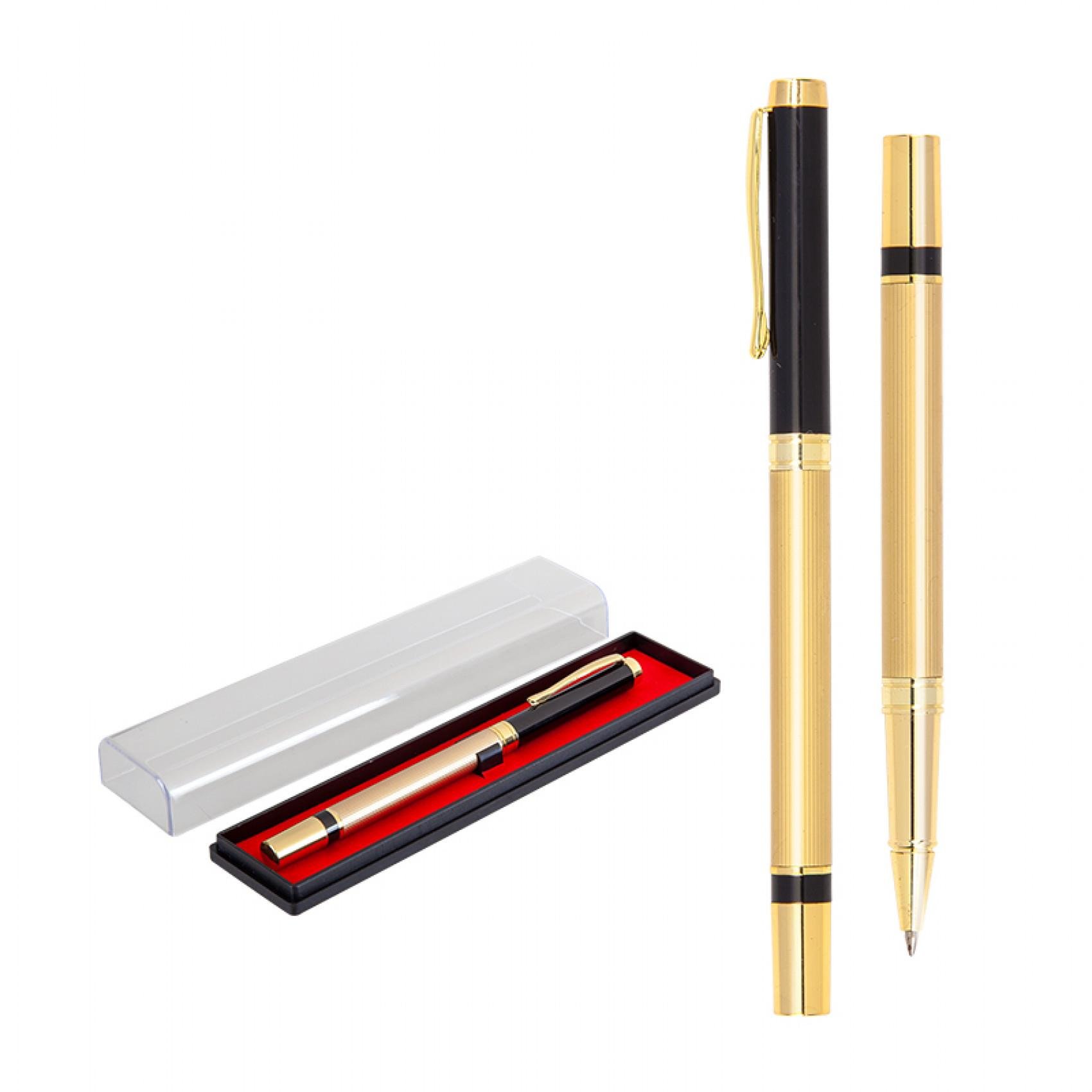 Altın Renkli Metal Roller Kalem Seti