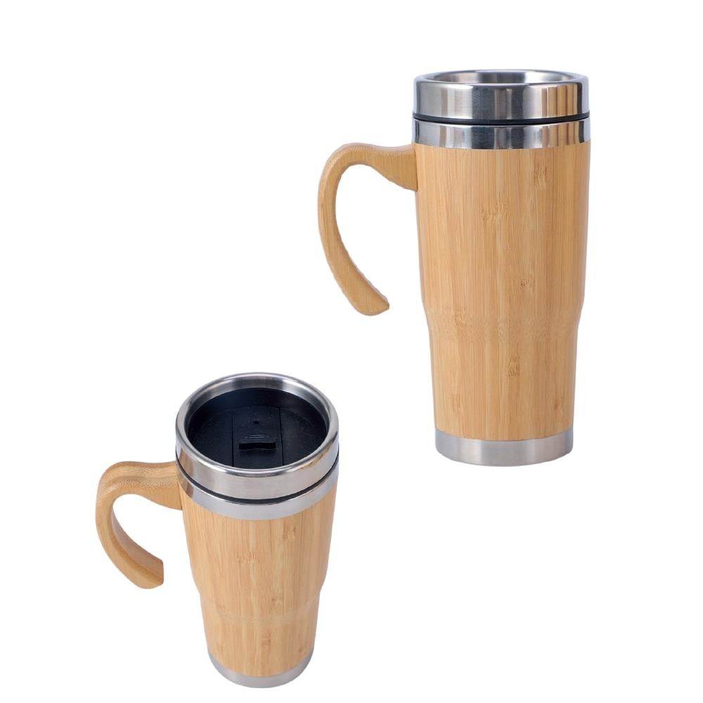Bambu Kulplu Bardak/Termos 450 ml 