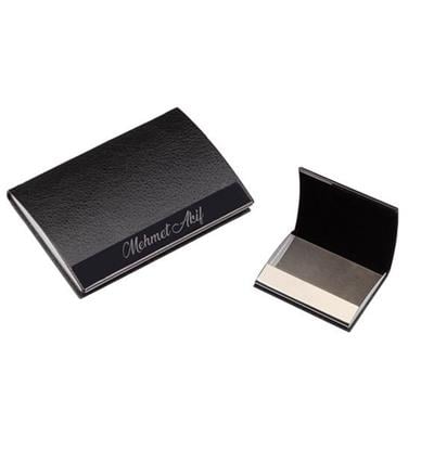 Baskılı Premium Defter Kristal İsimlik Kartvizitlik ve Anahtarlık Hediye Kutusu