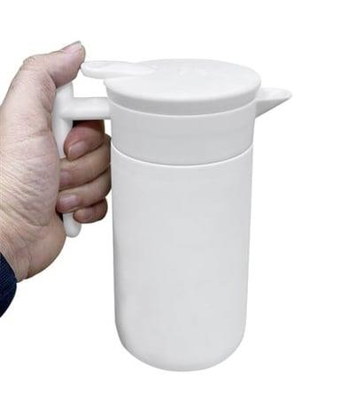 Beyaz Çelik Termos 860 ml