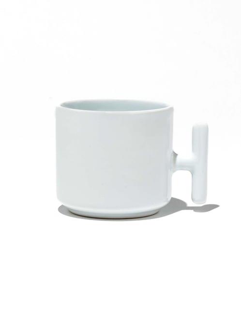 Beyaz Seramik Latte Fincanı