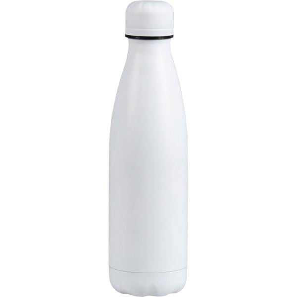 Beyaz Şişe Görünümlü Çelik Termos 500 ml