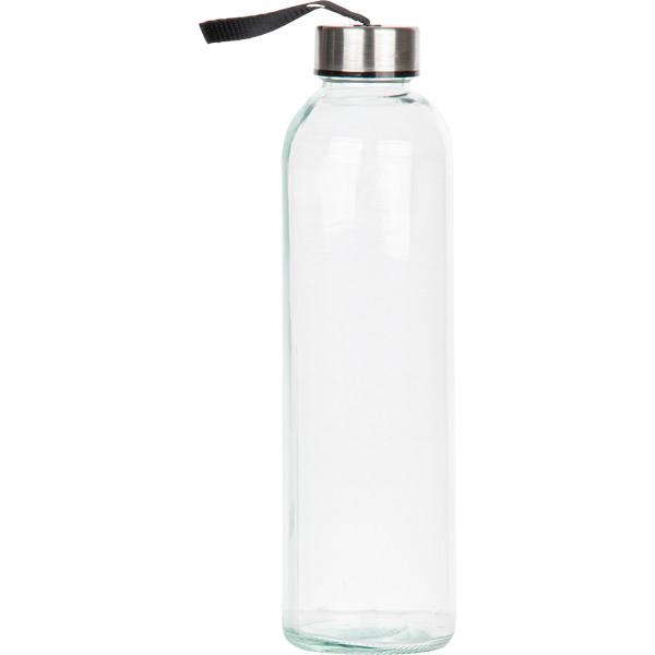 Büyük Boy Kılıflı Cam Matara 750 ml