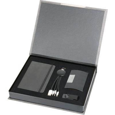 Cep Defteri-Işıklı Şarj Kablosu Hediyelik Set