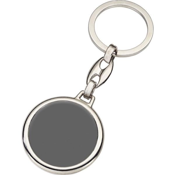 Çift Yönlü Yuvarlak Metal Anahtarlık