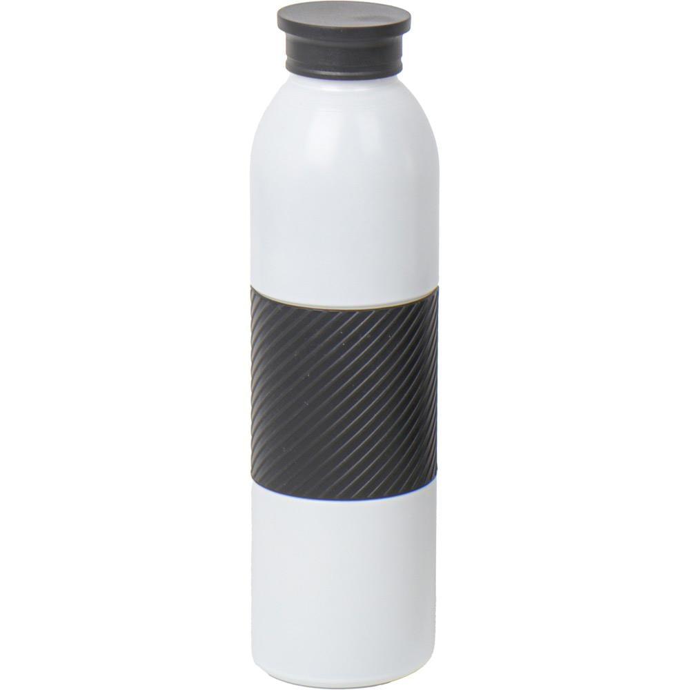 Çizgi Kesim Detaylı Beyaz Termos 500 ml
