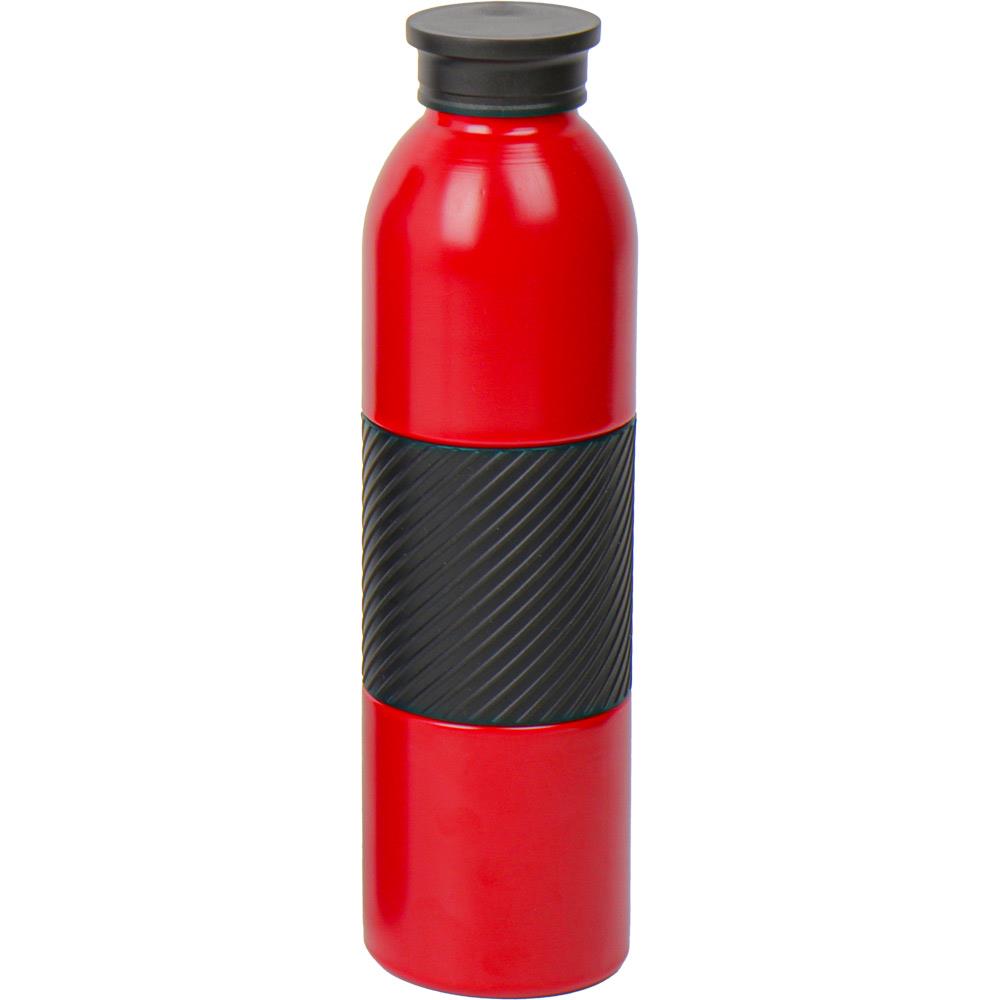 Çizgi Kesim Detaylı Kırmızı Termos 500 ml