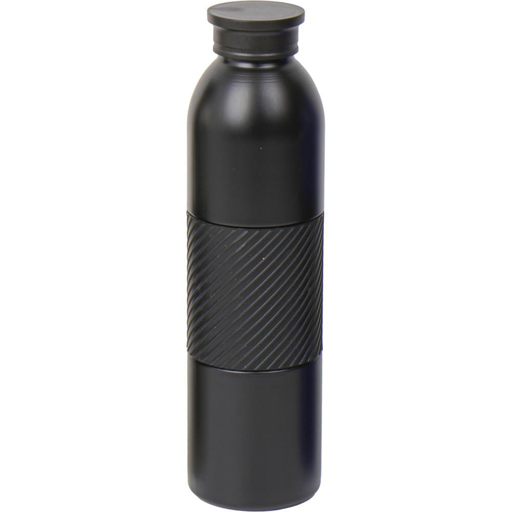 Çizgi Kesim Detaylı Siyah Termos 500 ml
