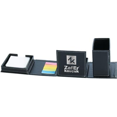 Deri Masaüstü Katlanabilir Organizer 