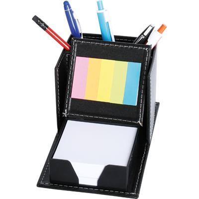 Deri Masaüstü Notluk Organizer 