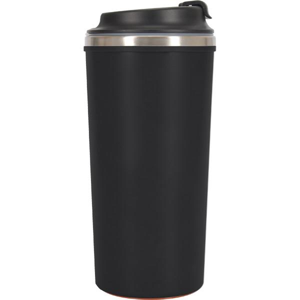 Devrilmez Estetik Siyah Çelik Termos 500 ml 