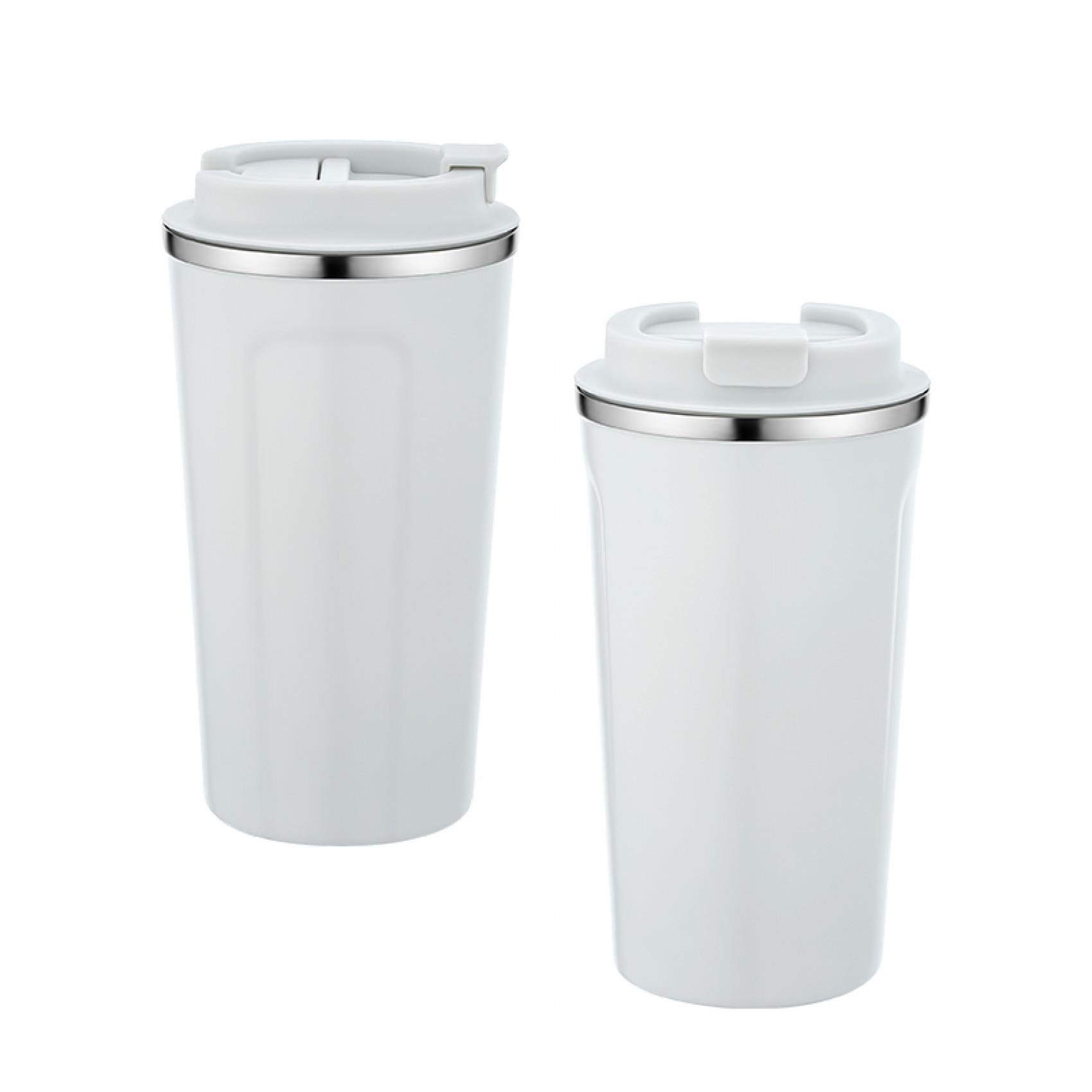 Elegant Beyaz Çelik Termos 450 ml