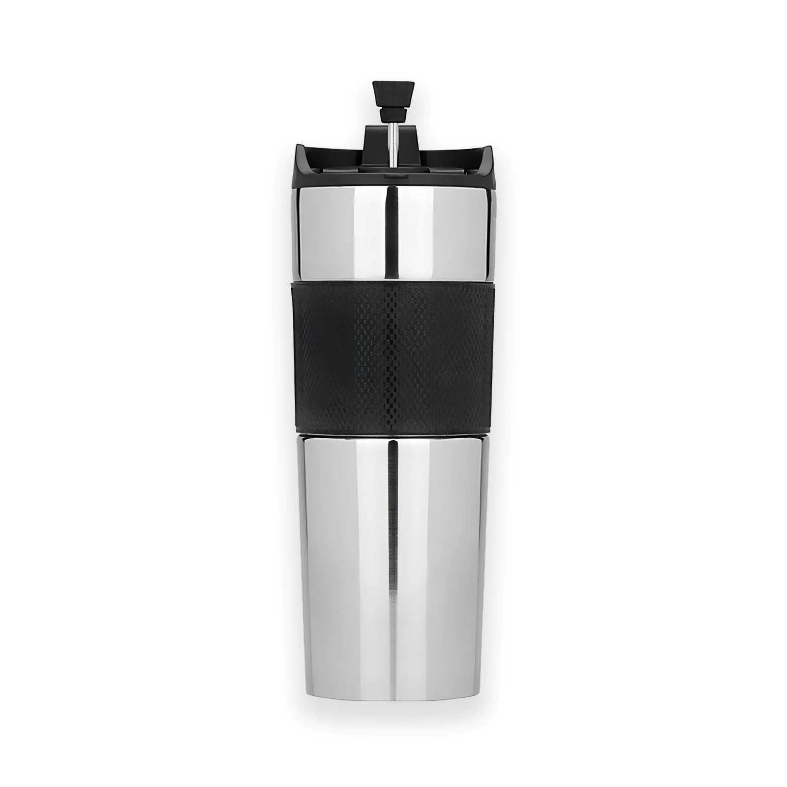 French Press Gri Çelik Termos 500 ml