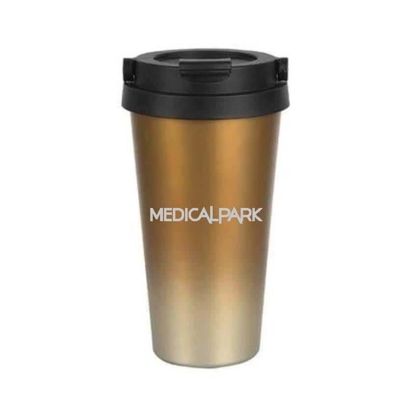 Gold Tutmalı Çelik Termos Mug 500 ml