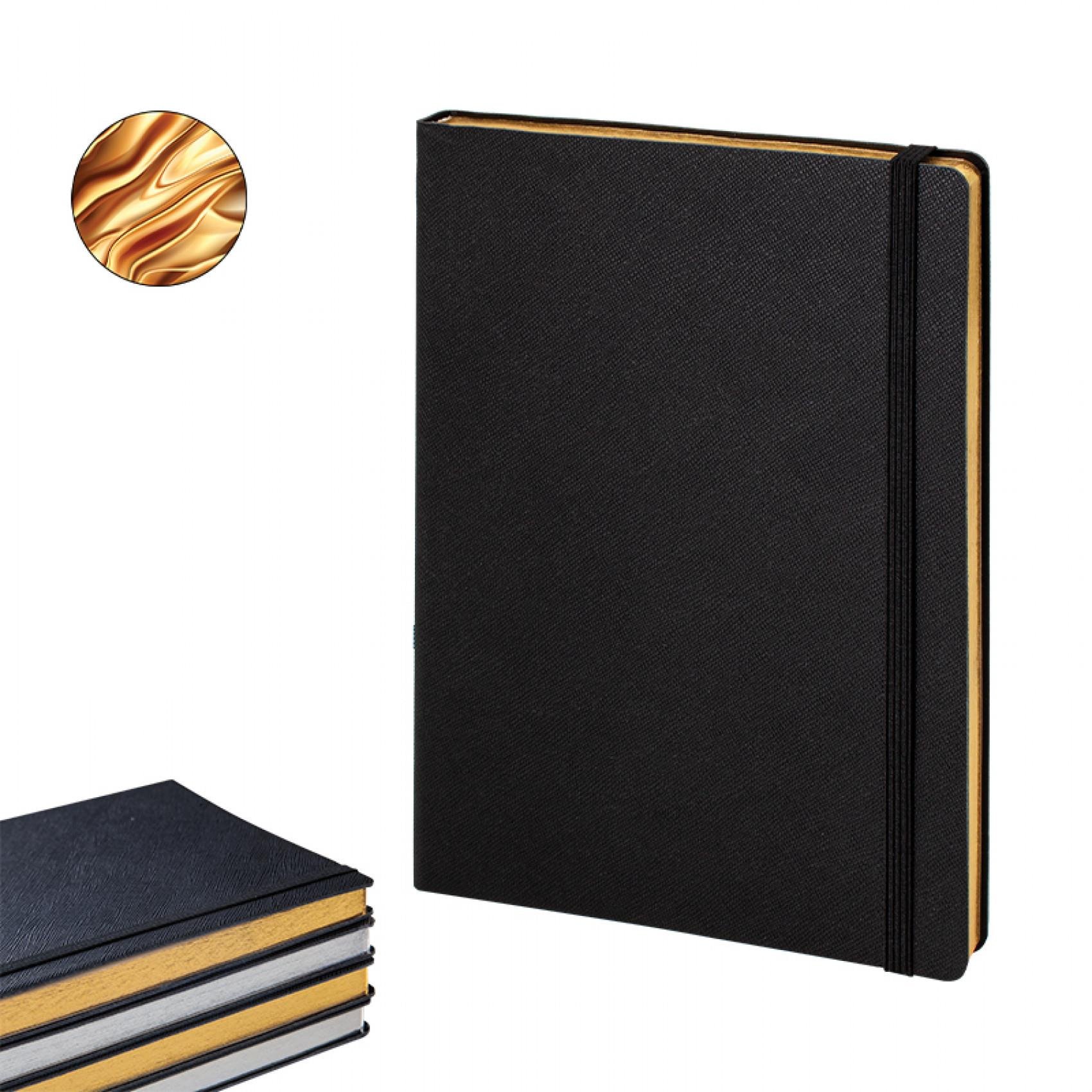 Gümüş-Altın Varak Kenarlı Termo Deri Defter