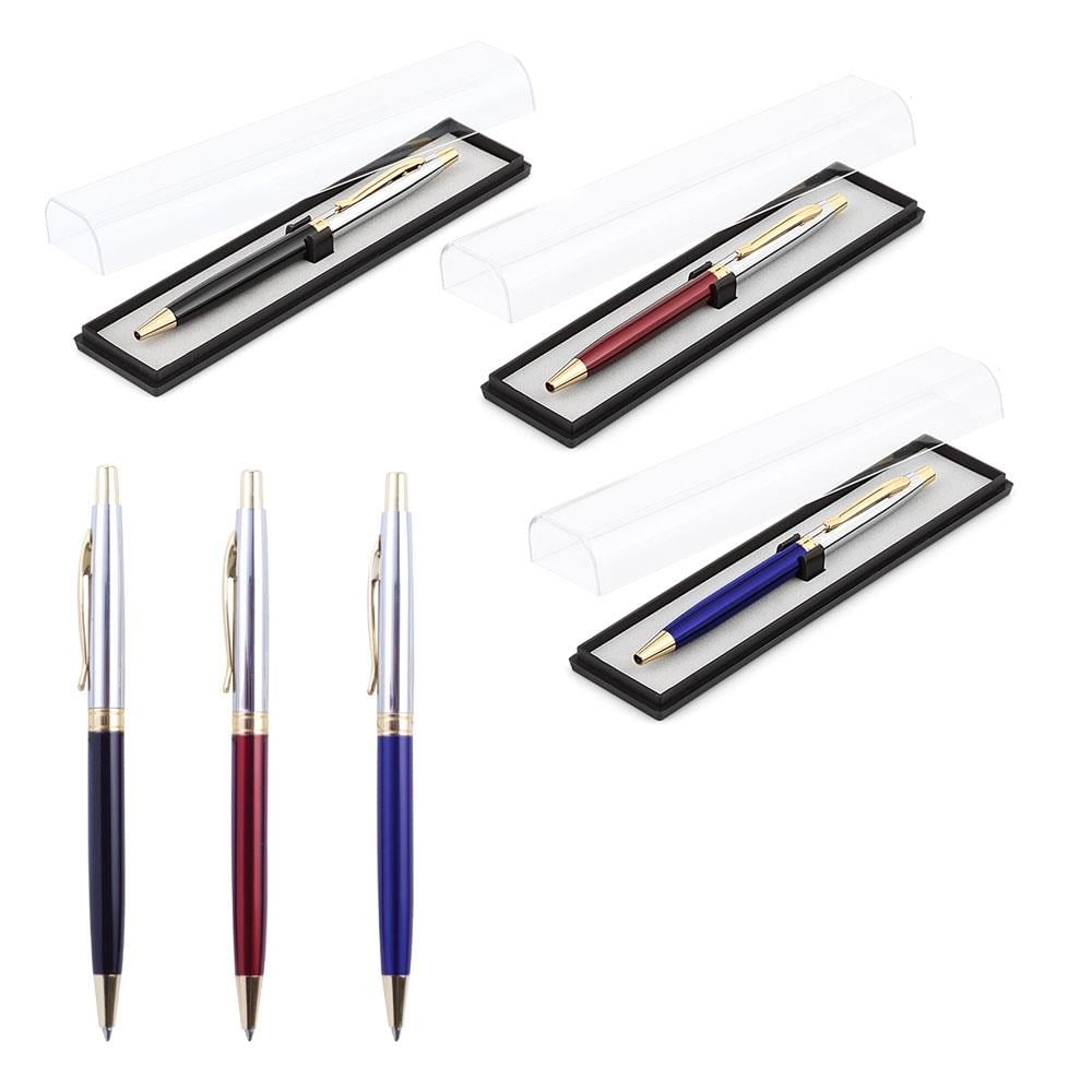 Gümüş Elegant Metal Tükenmez Kalem Seti