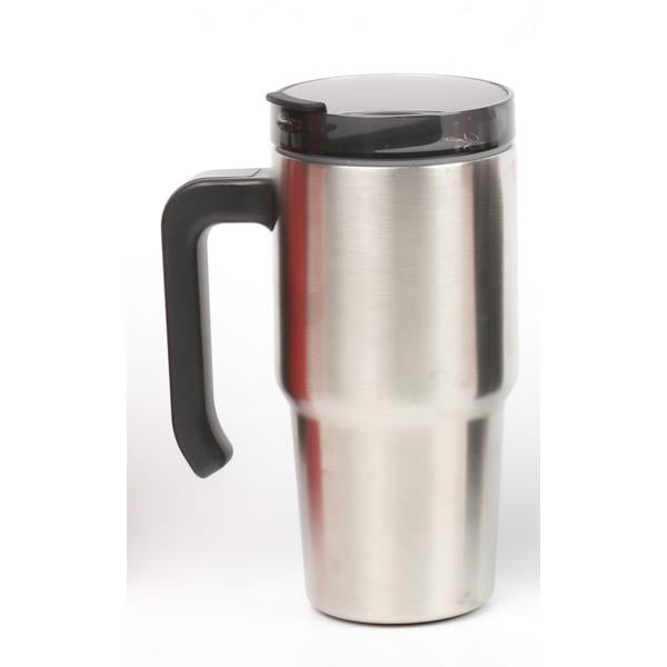 Gümüş Renkli Çelik Bardak Termos 600 ml