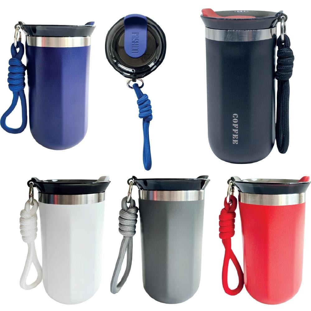 Halat Aksesuarlı Çelik Bardak/Termos 360 ml