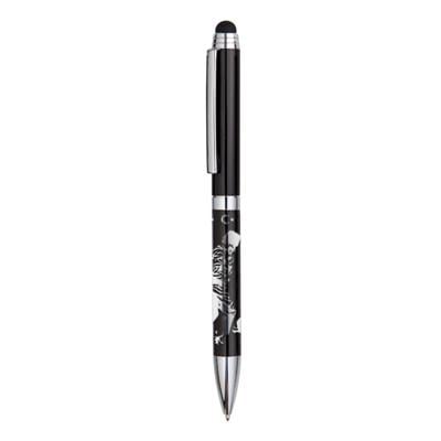 Kabartma Figürlü Touchpen Metal Tükenmez Kalem