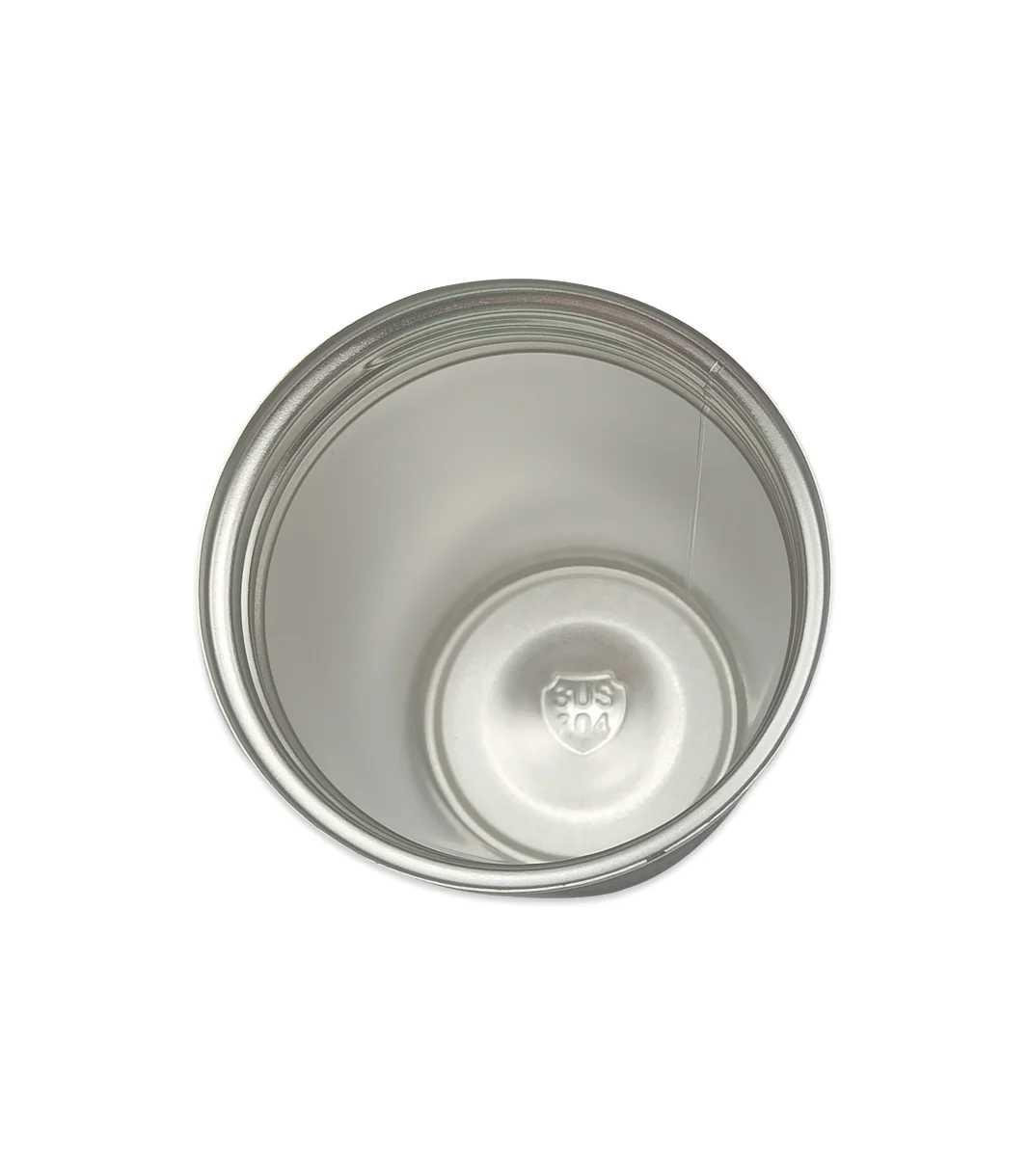 Kaydırmaz Tabanlı Gri Çelik Termos 500 ml 