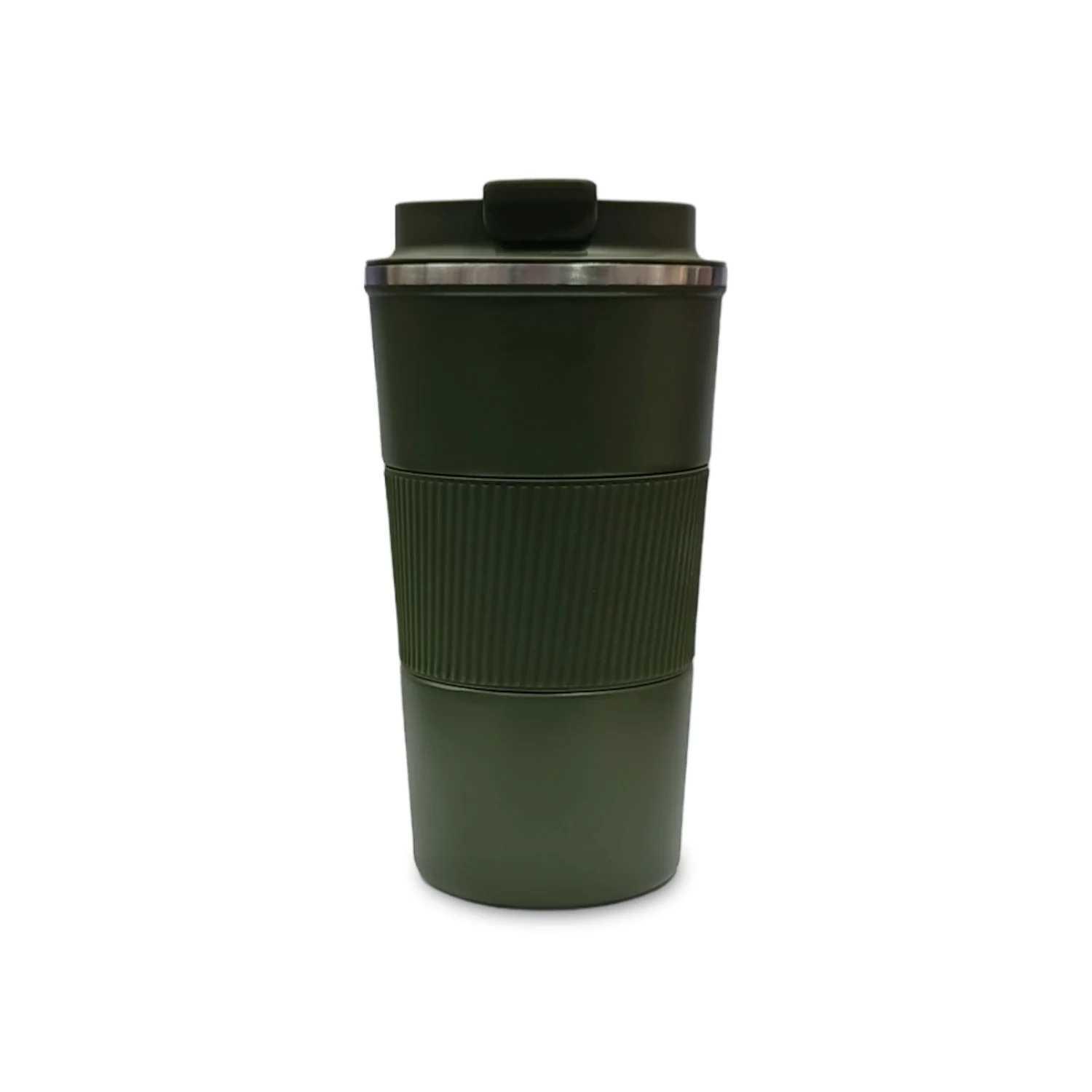Kaydırmaz Tabanlı Yeşil Çelik Termos 500 ml 