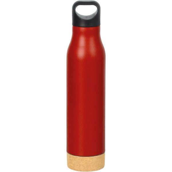 Kırmızı Mantar Taban Çelik Termos 450 ml