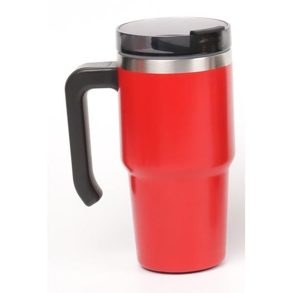 Kırmızı Renkli Çelik Bardak Termos 600 ml