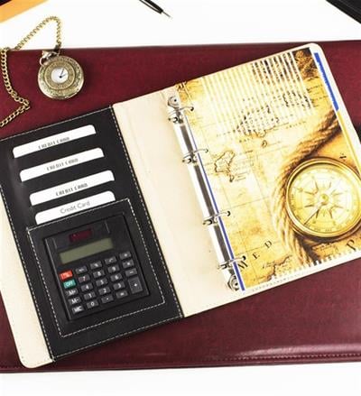 Lüx Organizerli Tarihsiz Ajanda Termos Bardak Telefon Standı ve Kalem Hediye Seti