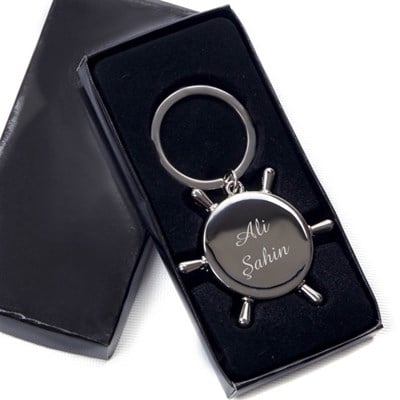 Metal Pusulalı  Anahtarlık M2
