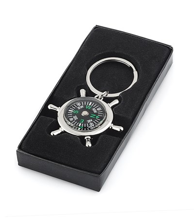 Metal Pusulalı  Anahtarlık M2