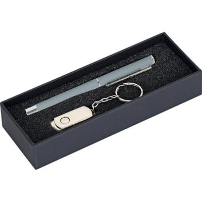 Metal Usb Bellek ve Kalem Seti