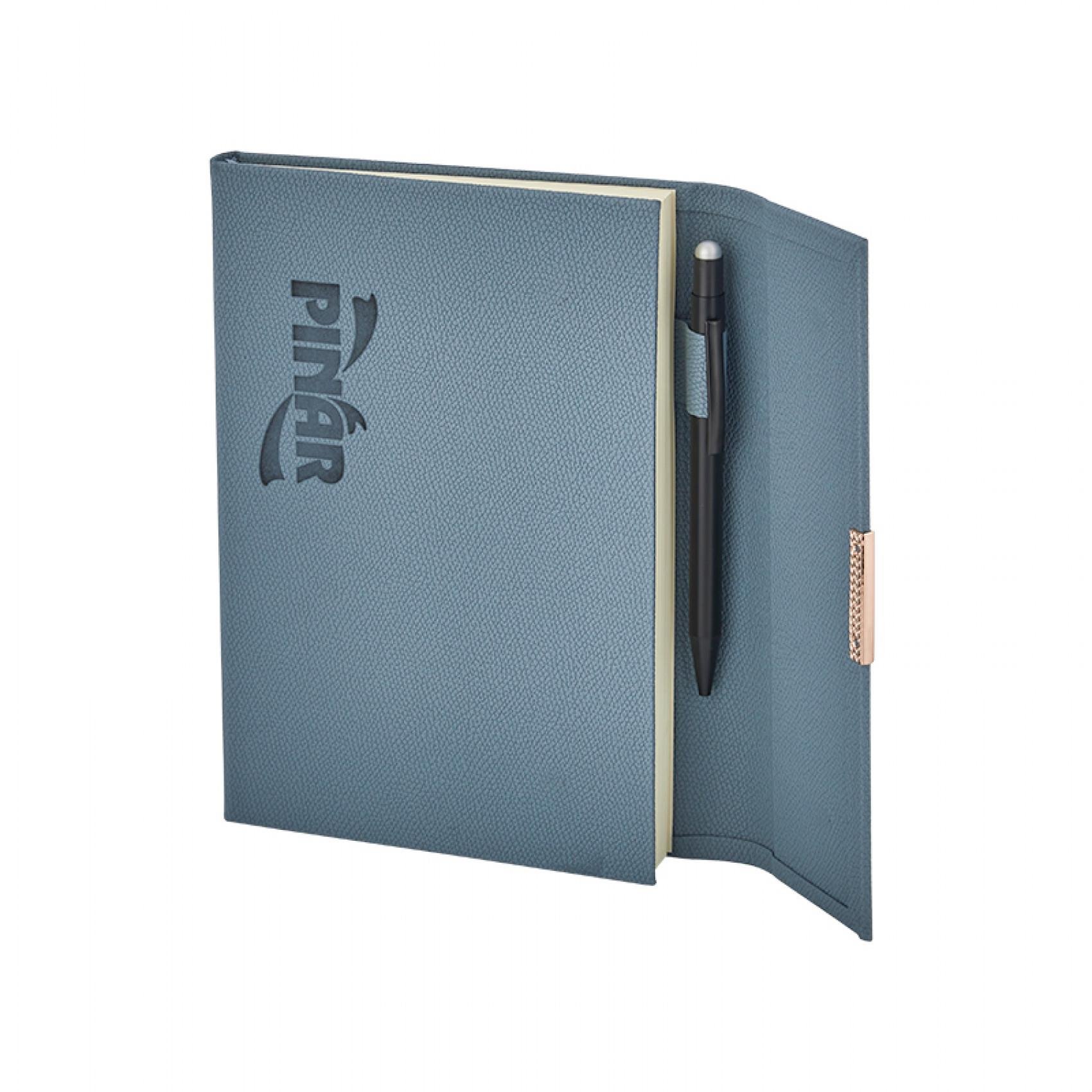 Mıknatıs Tasarımlı Termo Deri Defter