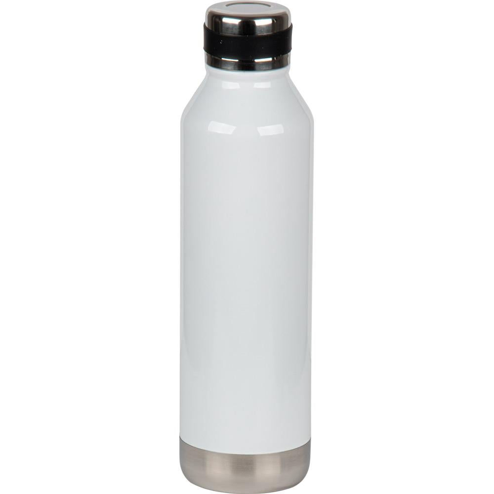 Parlak Beyaz Renk Çelik Termos 700 ml