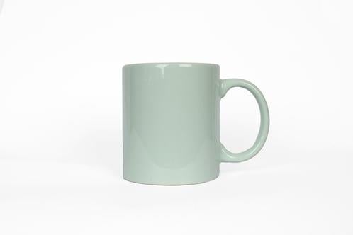 Pastel Yeşil Seramik Kupa