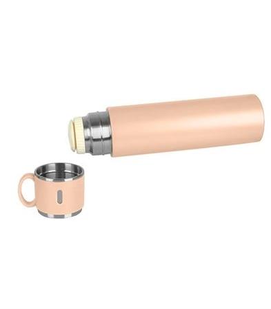 Pembe Bardaklı Çelik Termos 580 ml
