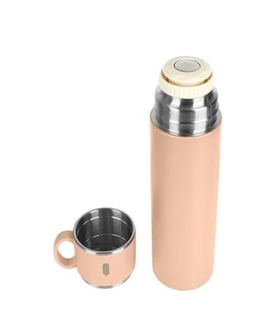 Pembe Bardaklı Çelik Termos 580 ml