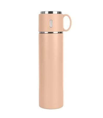 Pembe Bardaklı Çelik Termos 580 ml