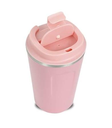 Pembe Çelik Termos Mug 380 ml