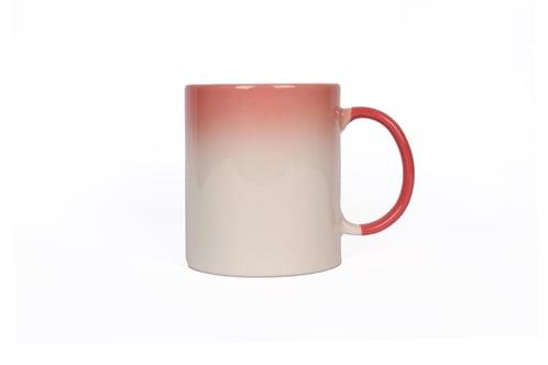 Pembe Gölgeli Seramik Kupa