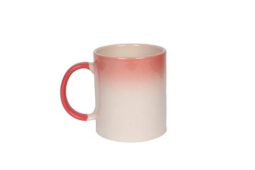 Pembe Gölgeli Seramik Kupa