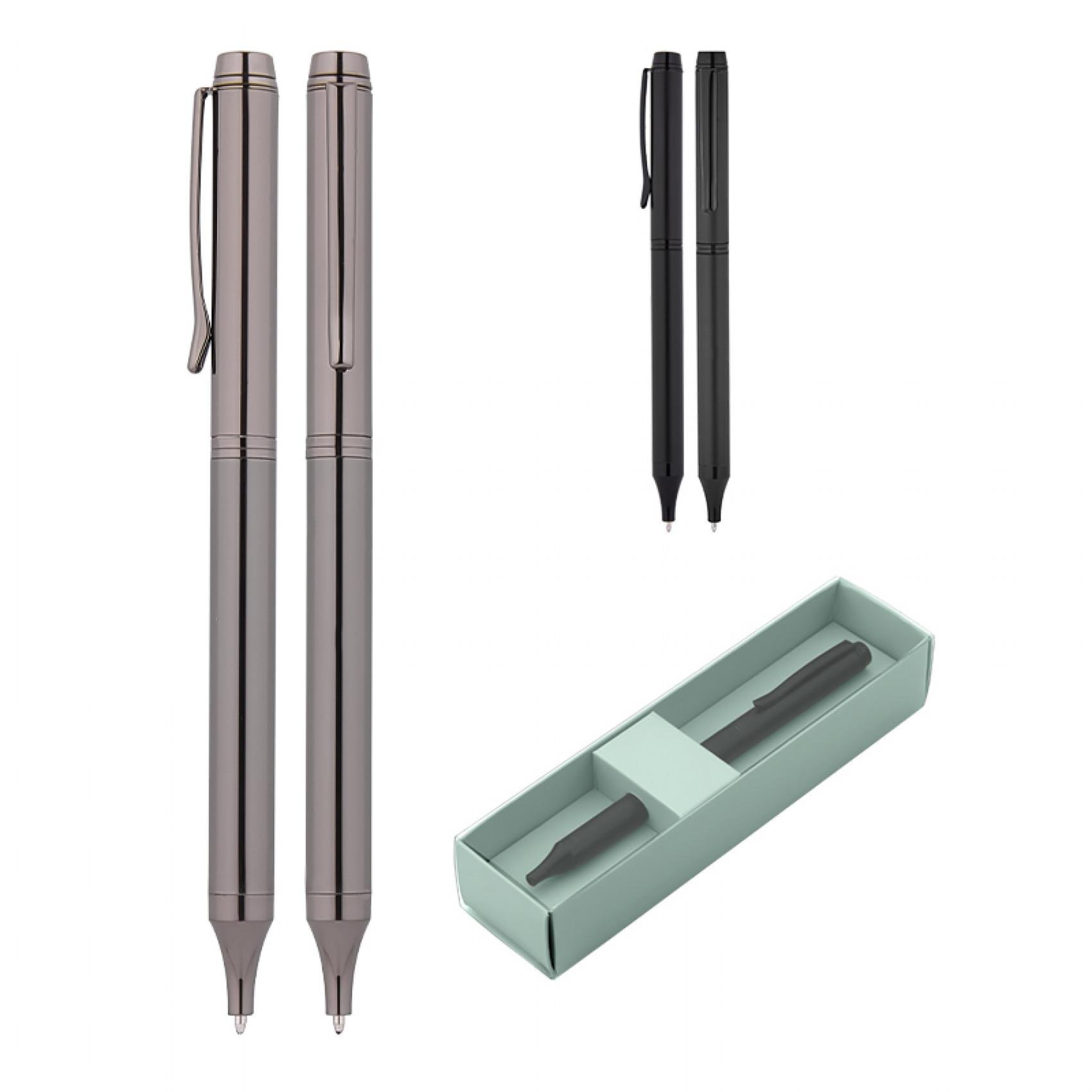 Premium Roller Ve Tükenmez Metal Kalem Seti
