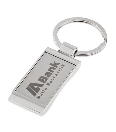 Promosyon Oval Dikdörtgen Metal Anahtarlık M3