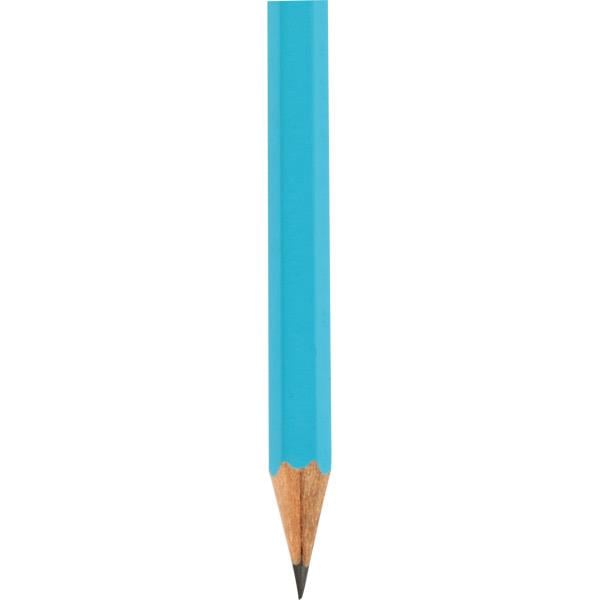 Renkli Köşeli Doğal Ahşap Kurşun Kalem
