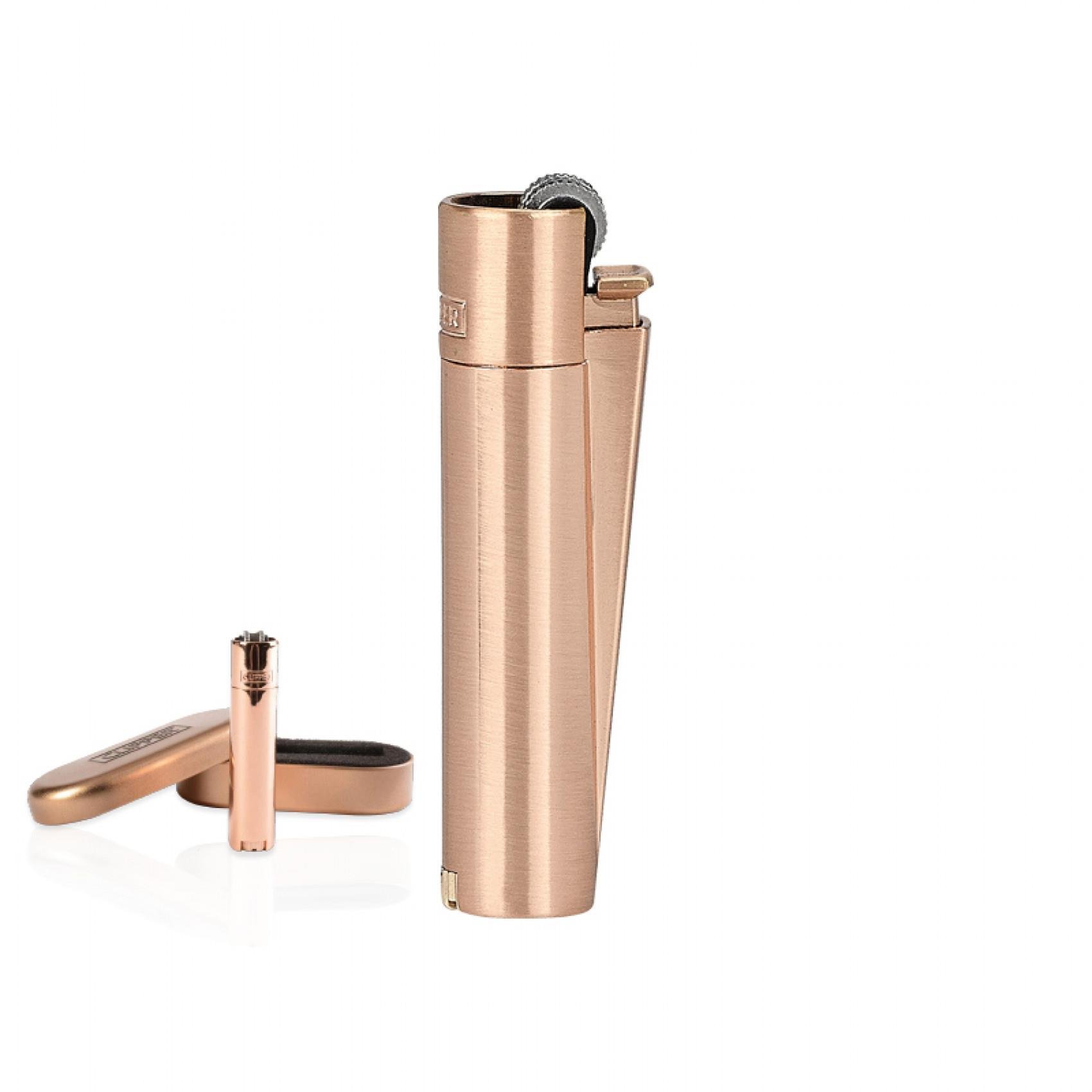 Rose Gold Clipper Metal Siboplu Çakmak
