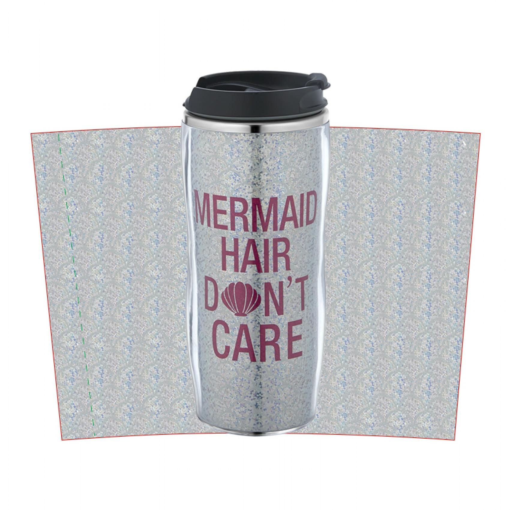 Şeffaf Görünümlü Çelik Kupa Mug 400 ml